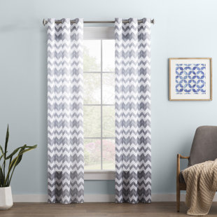 Gray Chevron Curtains Wayfair Quickview Gray