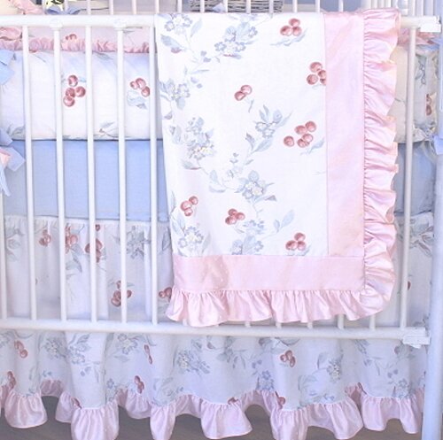 Blueberrie Kids Cherry Blossom Crib Dust Ruffle Wayfair