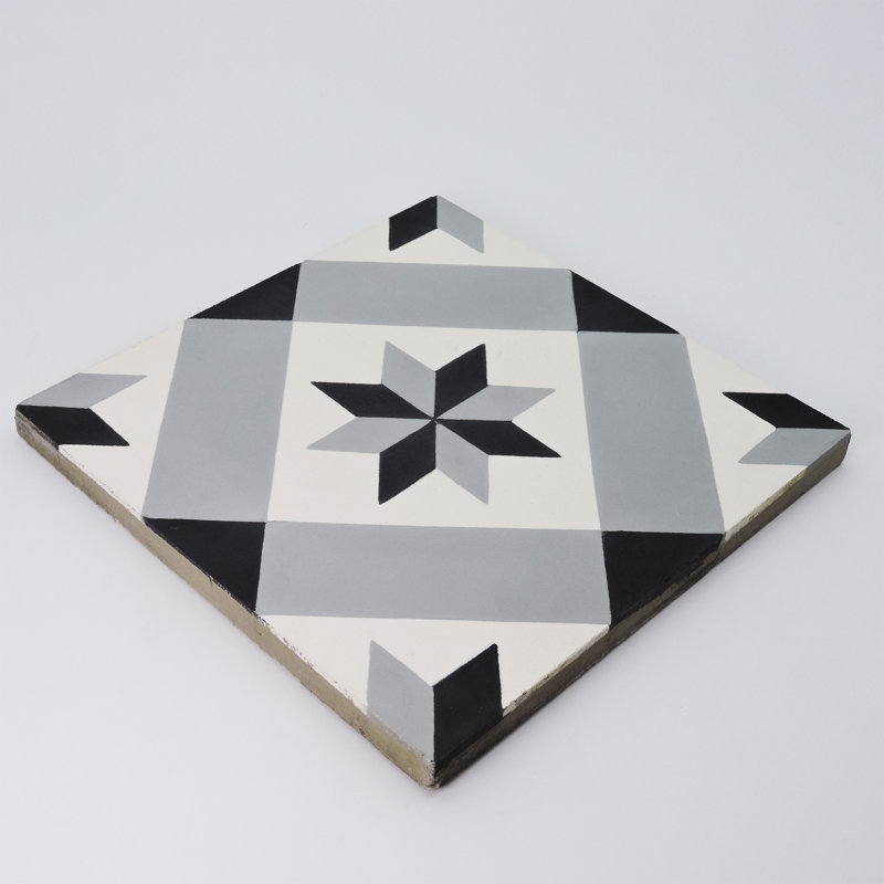 Moroccan Mosaic Tile House Kotoubia Handmade 8 X 8 Cement Field Tile Wayfair