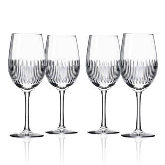 Charlton Home Heffron Extra Large Non Leaded 31 Oz Crystal Stemmed Wine Glass Wayfair