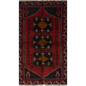 One-of-a-Kind Bilbo Hand-Knotted Wool Red Area Rug
