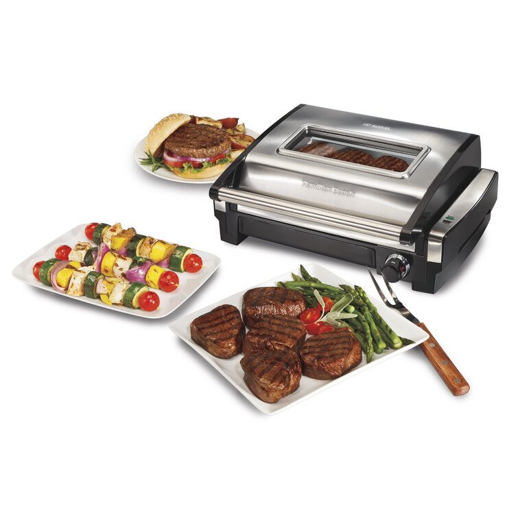 Stainless Steel W Hamilton Beach Searing Grill