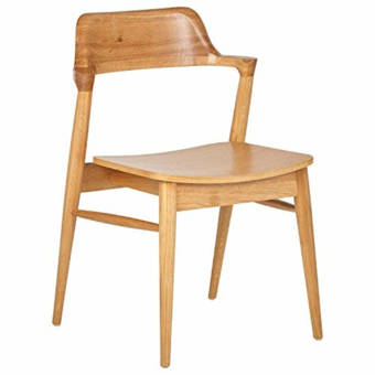 Alcott Hill Tayler Solid Wood Slat Back Side Chair In Brown Wayfair