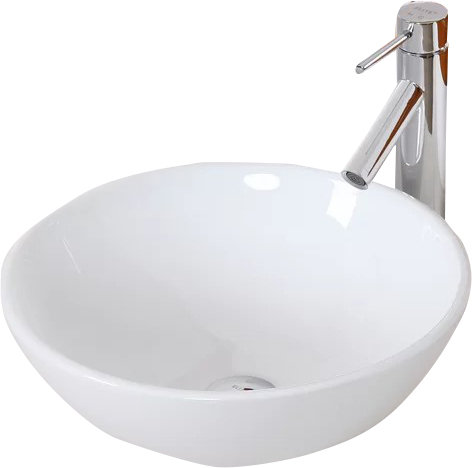 Ceramic Circular Vessel Bathroom Sink Reviews Allmodern Ceramic Circular Vessel Bathroom Sink