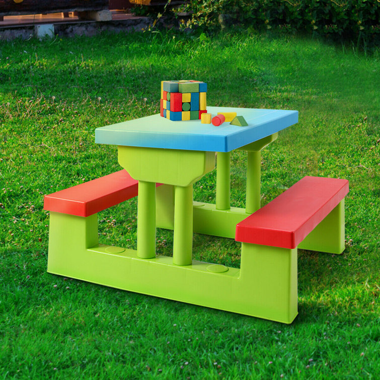 kid outdoor table set