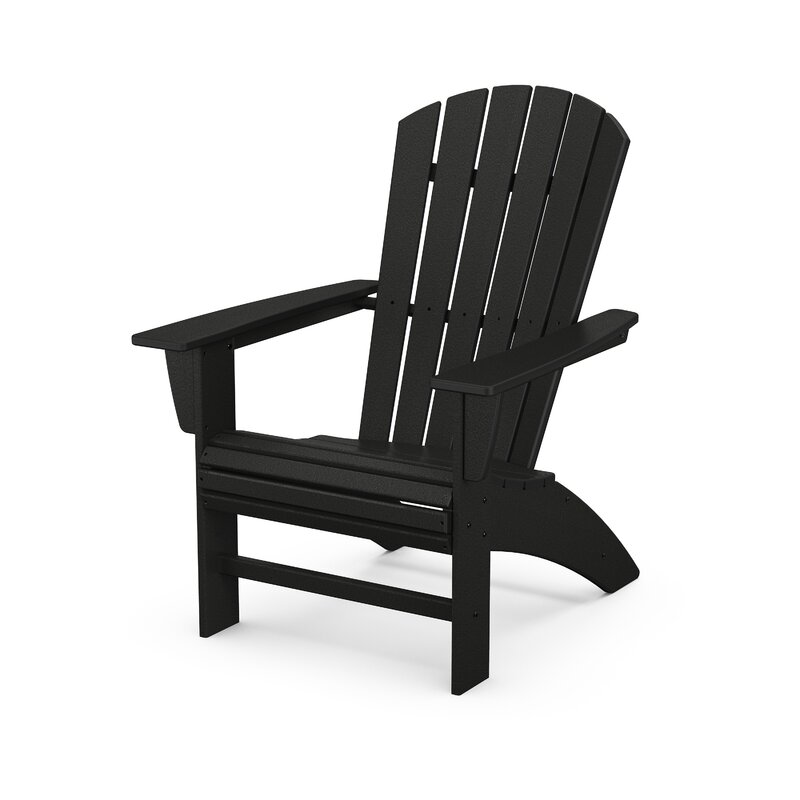 POLYWOOD® Nautical Plastic/Resin Adirondack Chair & Reviews | Wayfair