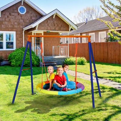 Halcyon Flying Saucer Swing Set & Reviews | Wayfair