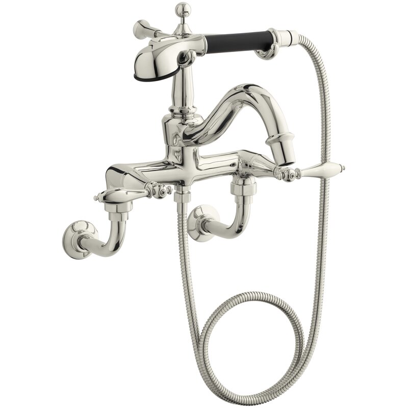 K 331 4m Sn Cp Kohler Finial Traditional Double Handle Wall