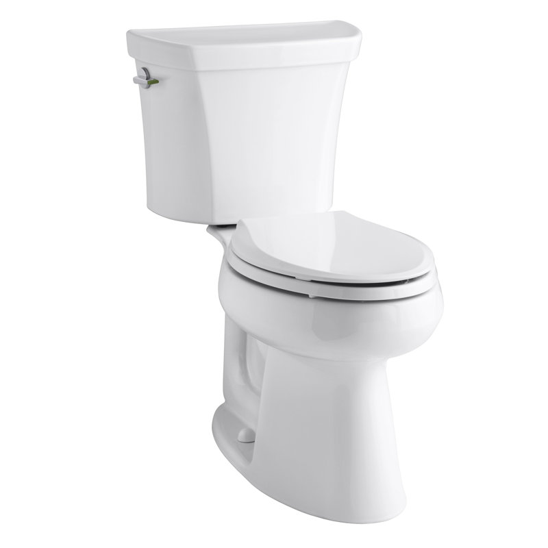 K 3989 0 7 47 Kohler Highline Comfort Height Two Piece Elongated Dual Flush Toilet With Class Five Flush Technology And Left Hand Trip Lever Reviews Wayfair