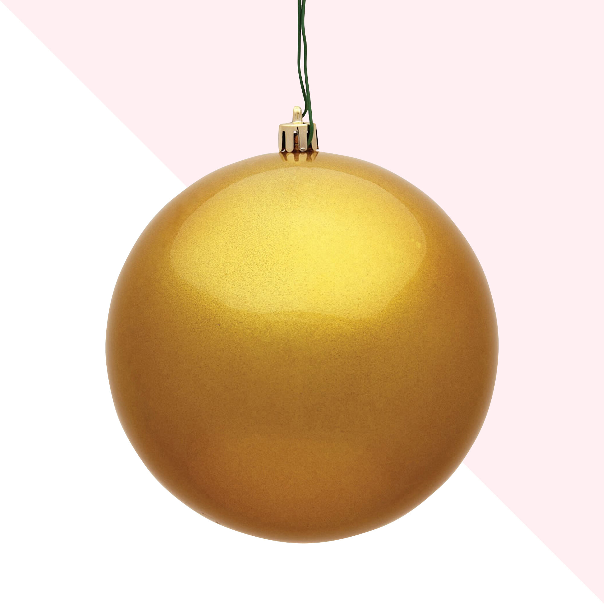 average size christmas ball ornament