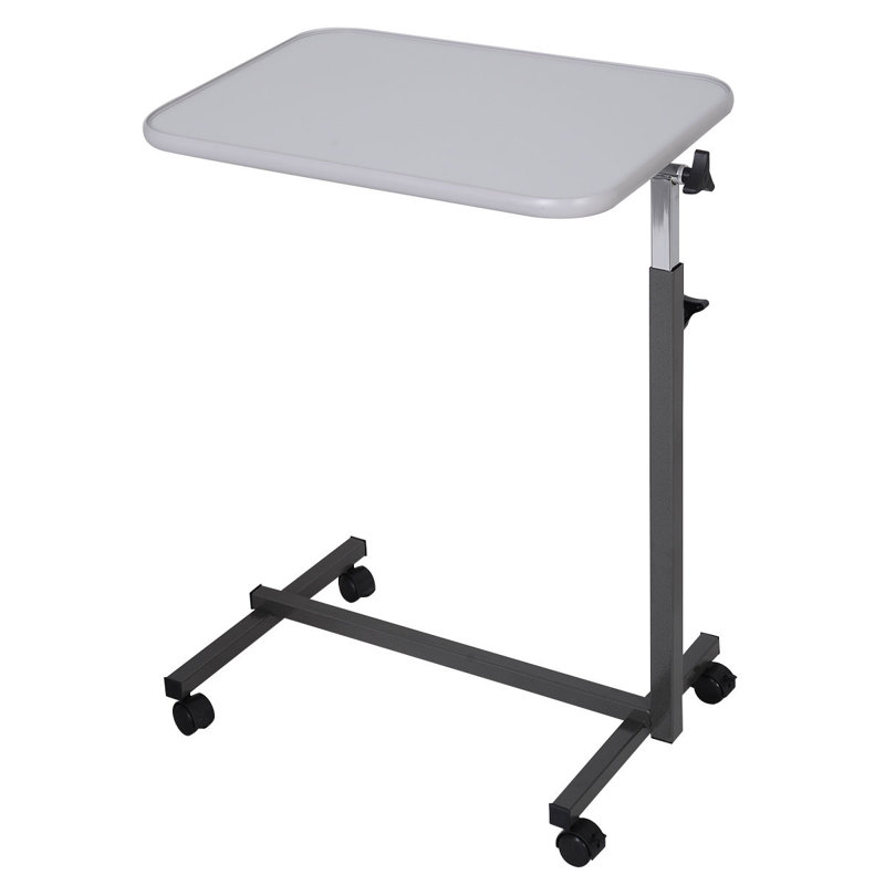 Symple Stuff Heid Overbed Rolling Laptop Tray Tilting Height Adjustable