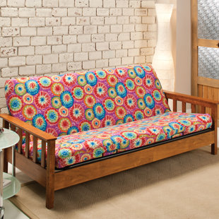 Patterned Box Cushion Futon Slipcover by Winston Porter Great price