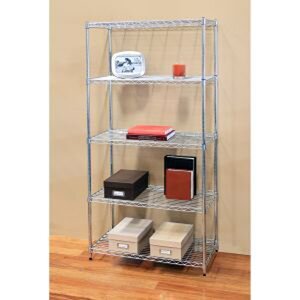 Wayfair Basics 5 Shelf Wire Shelving Unit