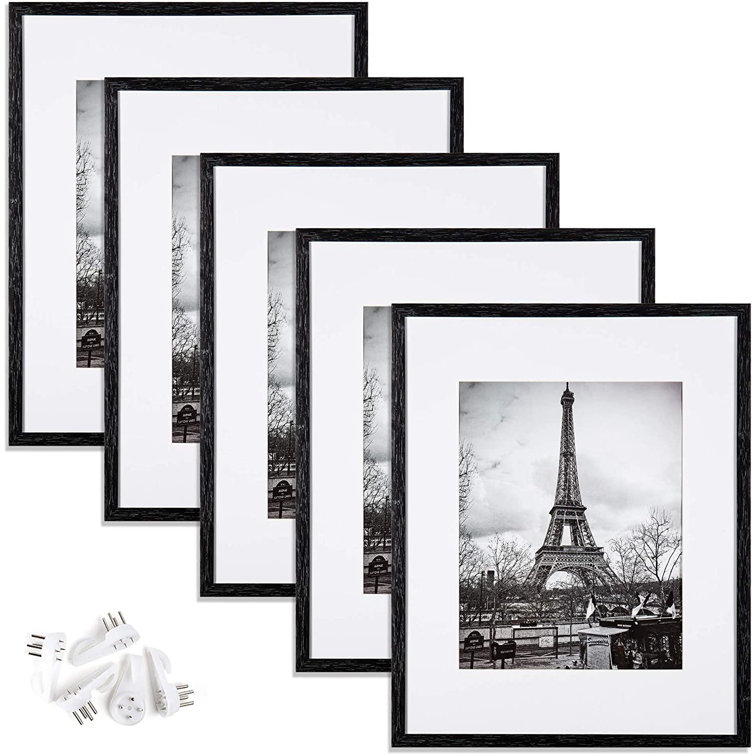 Latitude Run 5 12x16 Picture Frame Set Of 5 Display Pictures 8 5x11 With Mat Or 12x16 Without Mat Wall Gallery Photo Frames Mahogany Wayfair Latitude Run 5 12x16 Picture Frame Set Of 5 Display Pictures 8 5x11 With Mat Or 12x16 Without Mat Wall Gallery Photo Frames Mahogany Wayfair