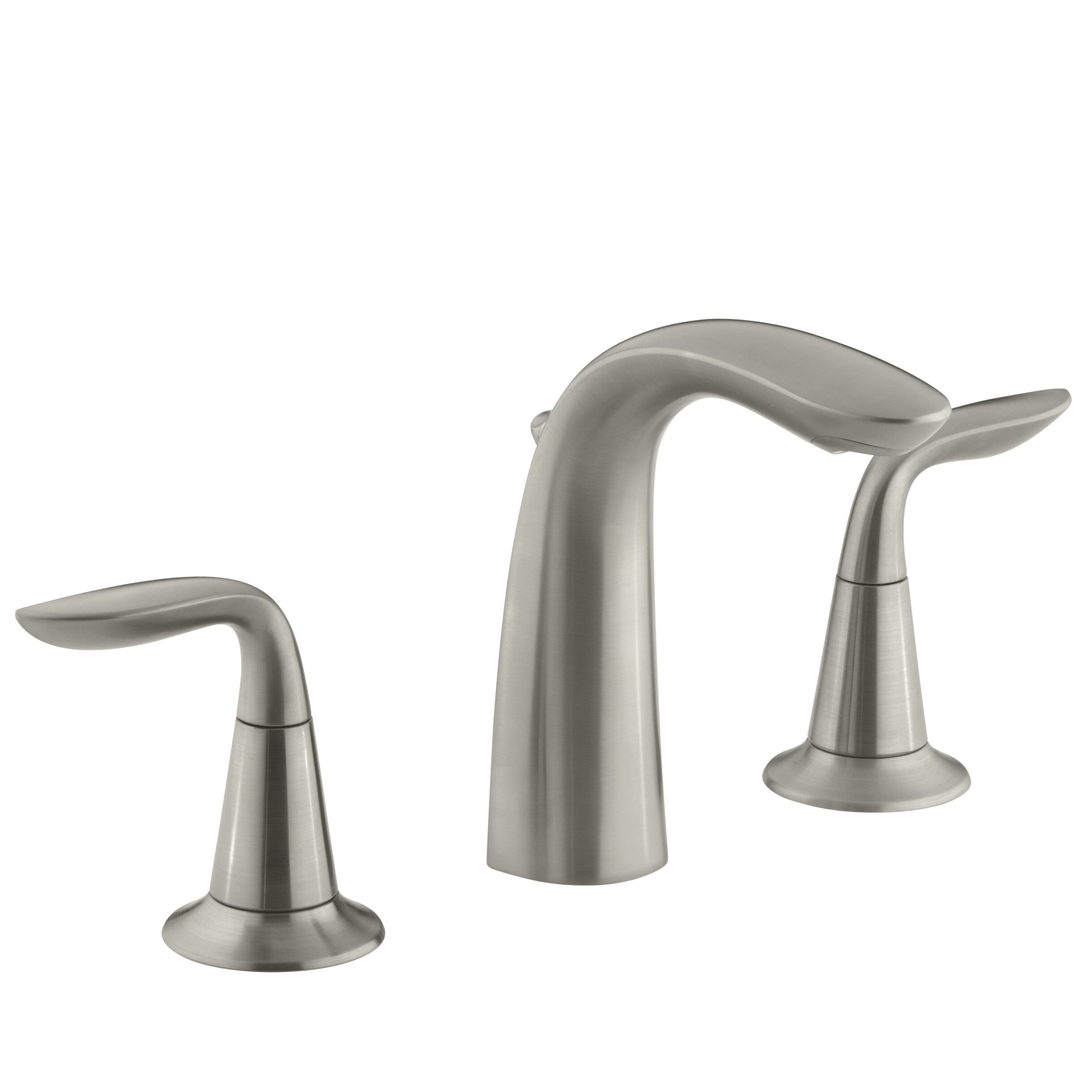 K-5317-4-BN,CP Kohler Refinia Widespread Bathroom Sink Faucet with ...