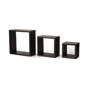 3 Piece Square Shelf Set