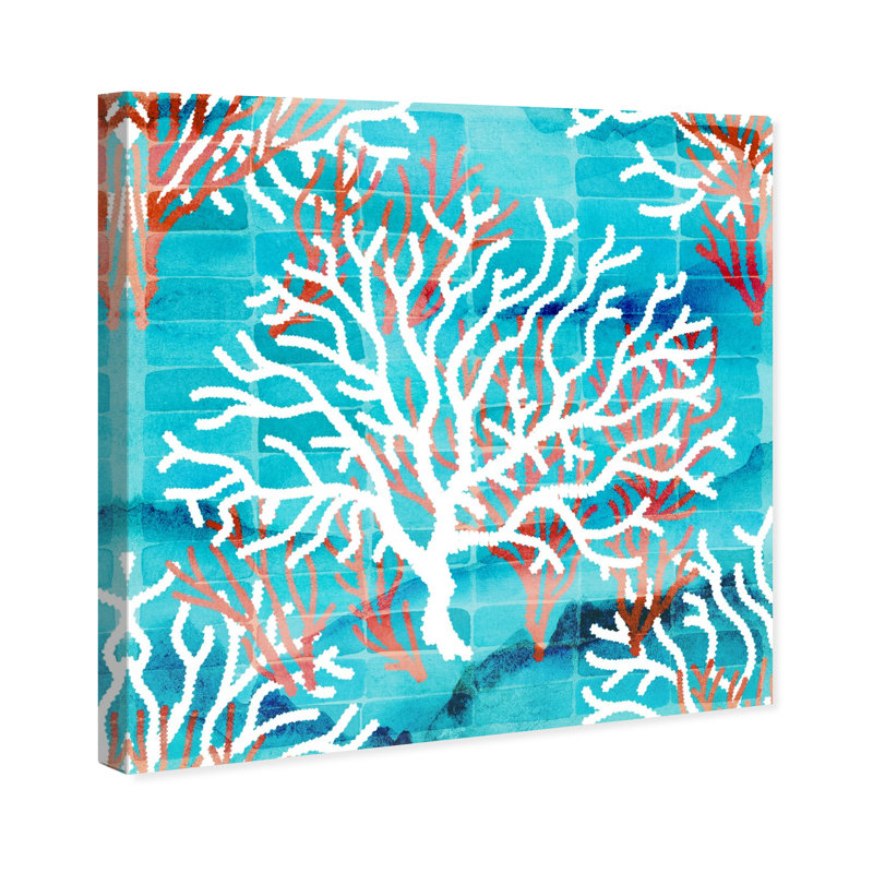 House Of Hampton Coral Reef Painting On Canvas Wayfair