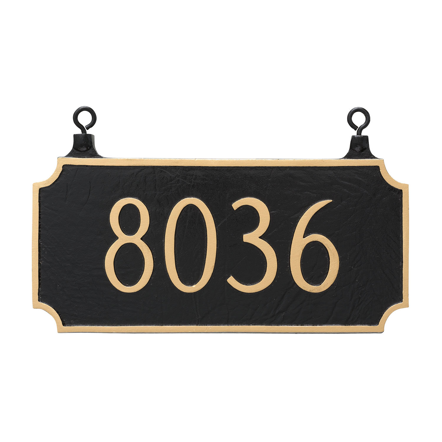 Montague Metal Products Princeton 1 Line Hanging Address Plaque Reviews Wayfair