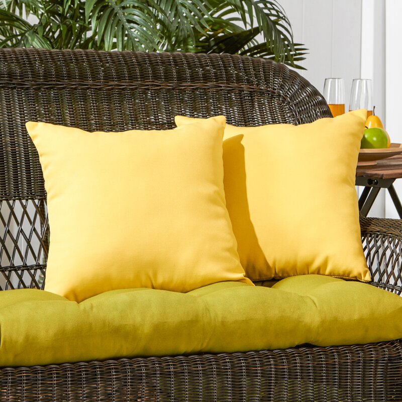 Mistana™ Dayse Outdoor Square Cushion with filling & Reviews | Wayfair