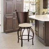 Mcelvain Bar & Counter Swivel Stool by Bloomsbury Market