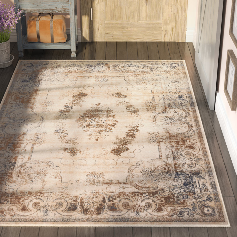 Laurel Foundry Modern Farmhouse Abbeville Oriental Cream Brown Laurel Foundry Modern Farmhouse