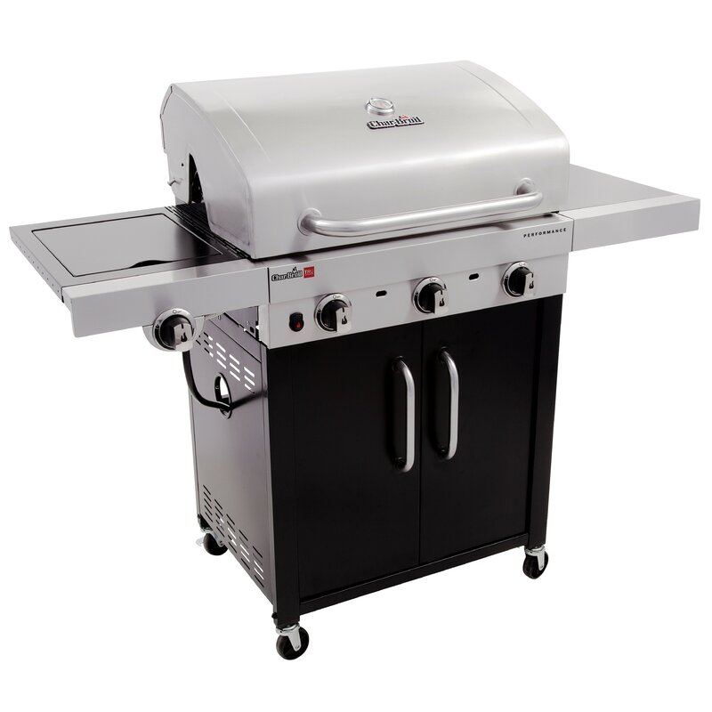 Charbroil Performance Tru Infrared 3 Burner Propane Gas Grill With Cabinet Reviews Wayfair
