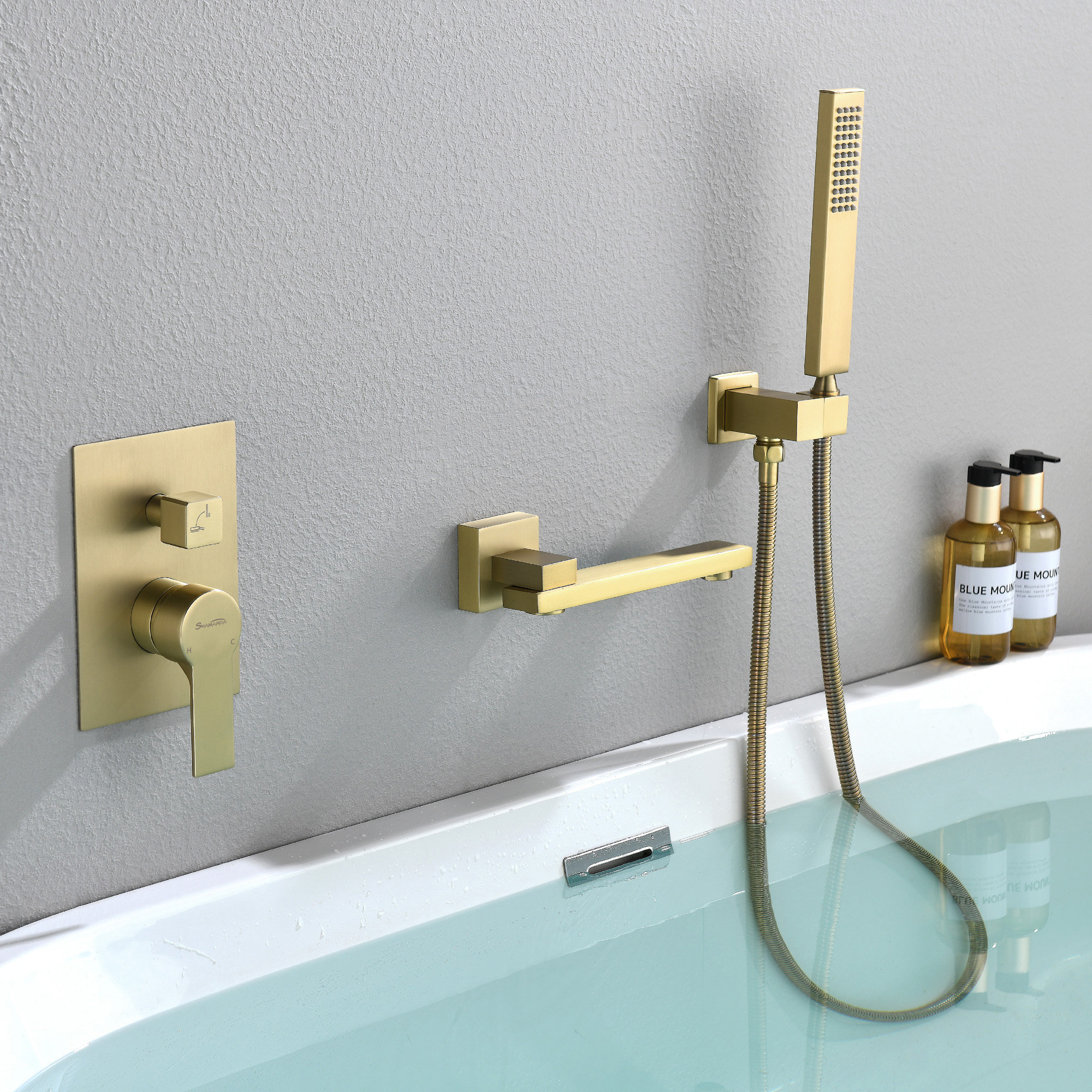 SHAMANDA Complete Shower System with Roughin Valve Wayfair