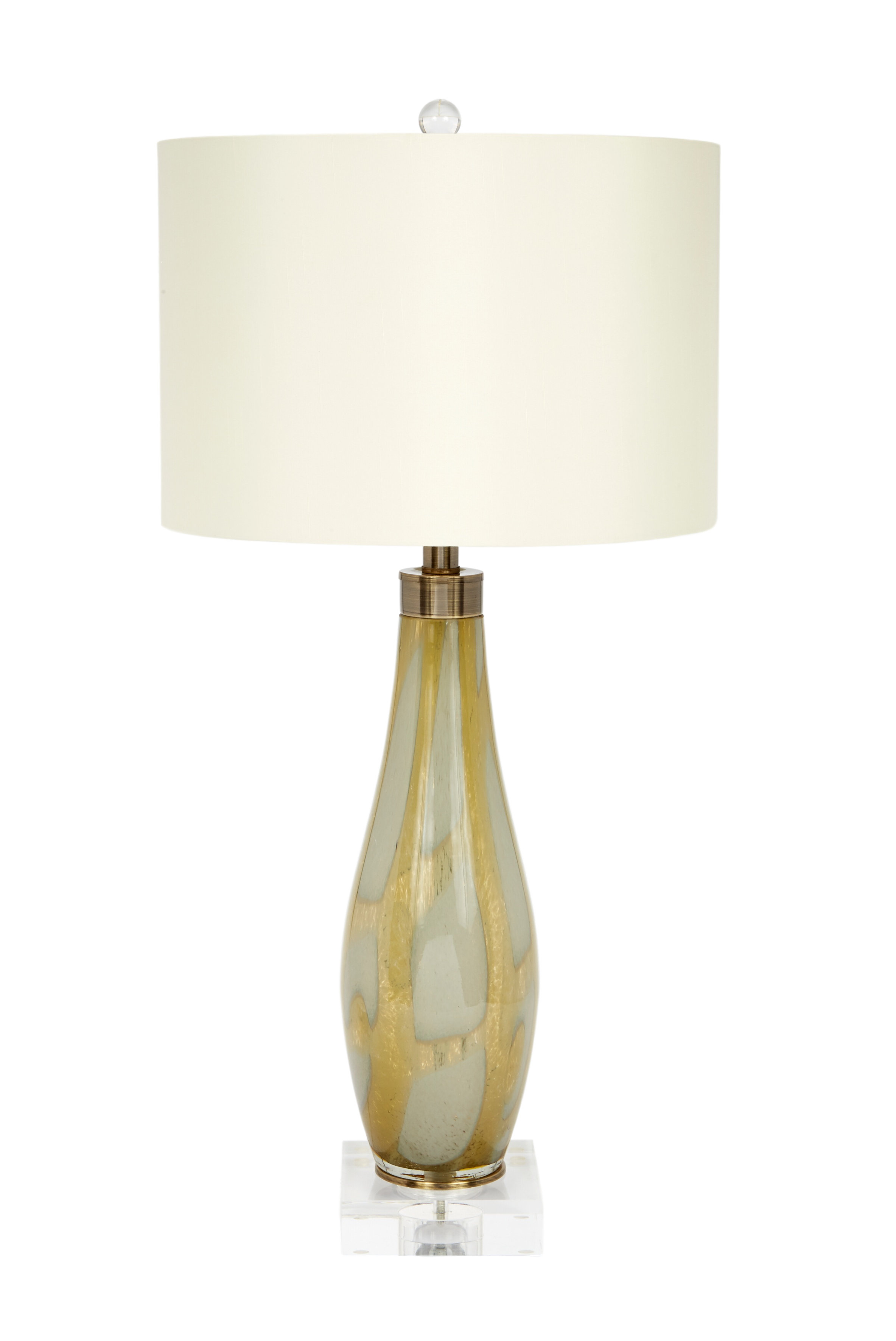 Green gold table lamp Clearance