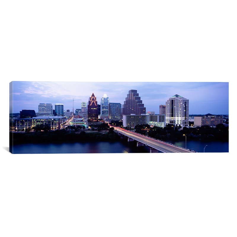 Ebern Designs Panoramic Bridge Across A Lake Town Lake Colorado River Austin Texas Photographic Print On Canvas Wayfair #3 best value of 363 places to stay in austin. wayfair