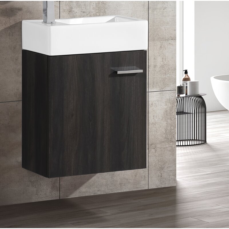 Swiss Madison Colmer 18" Wall-Mounted Single Bathroom ...