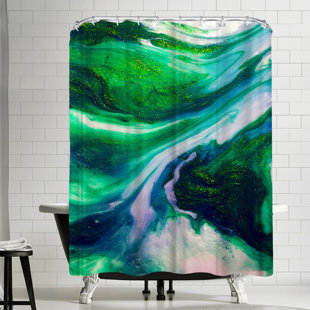 Emerald Shower Curtain Wayfair