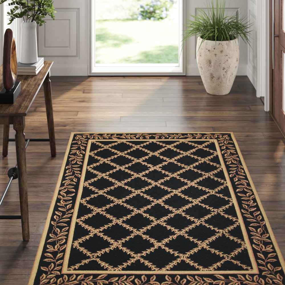 Safavieh Chelsea Geometric Hand Hooked Wool Black Beige Area Rug Reviews Perigold
