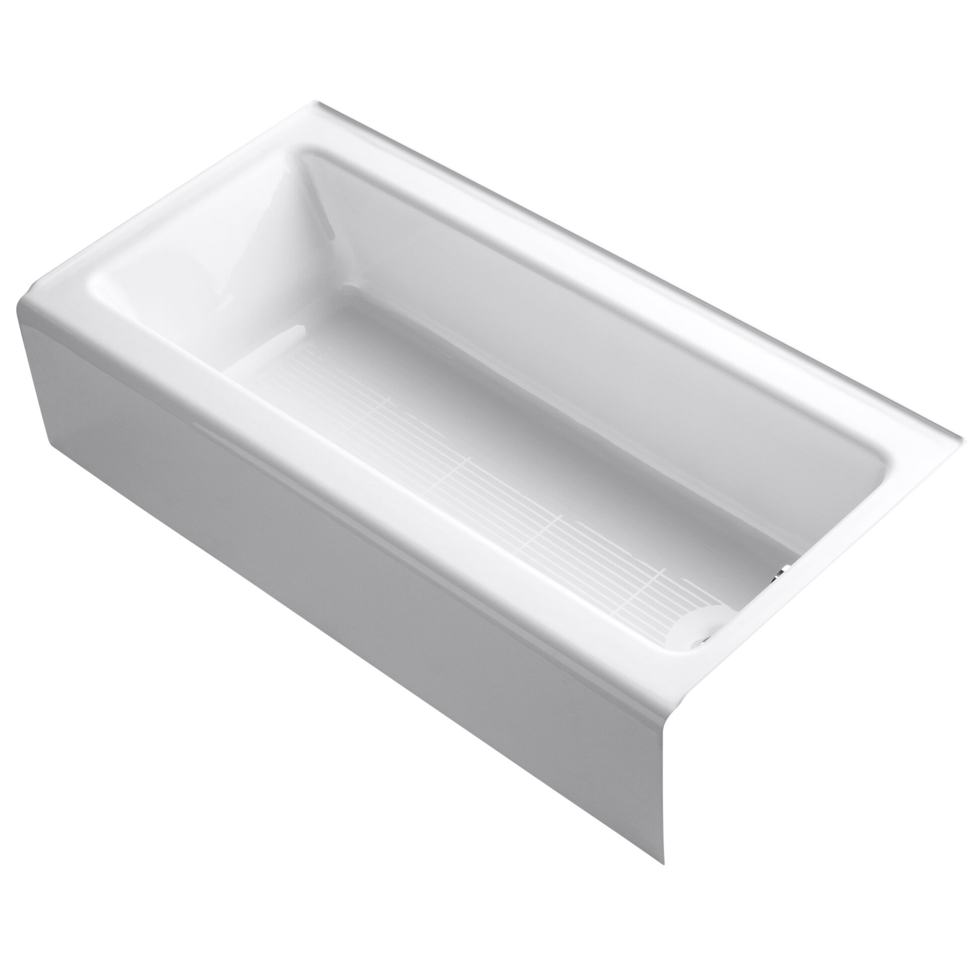 K 837 0 Kohler Bellwether 60 X 30 Bath With Integral Apron Reviews Wayfair