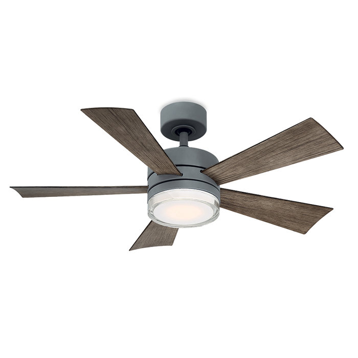 Wynd 5 Blade Outdoor Led Ceiling Fan Light Kit Included