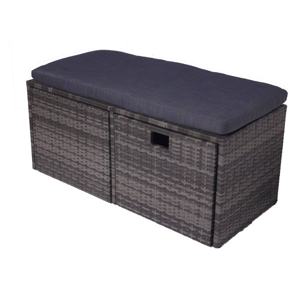 Ivy Bronx Puccio Outdoor Storage Bench Wayfair