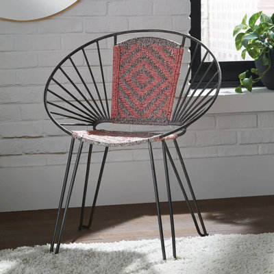 Contemporary Gunmetal Accent Chair Decor+