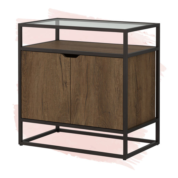 Record Player Storage Cabinet Wayfair Ca