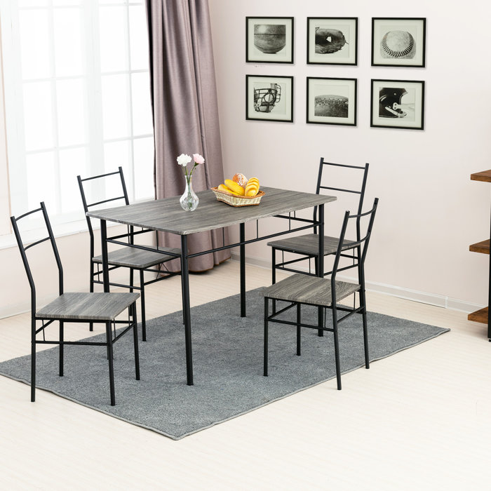 Ebern Designs Segolene 5 Piece Dining Set Wayfair Ca