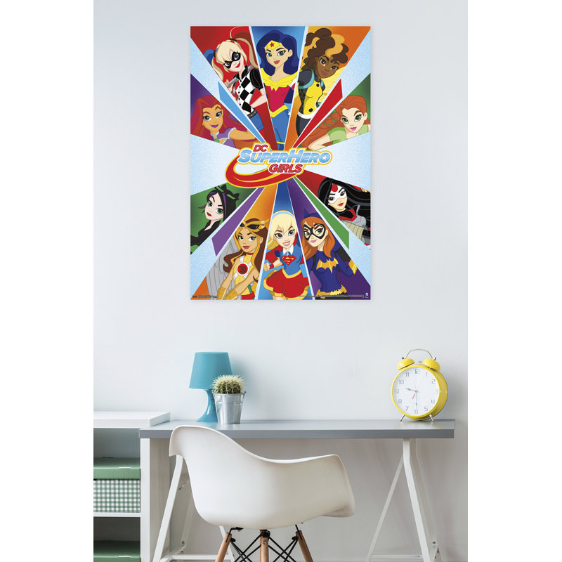 Trends International Dc Super Hero Girls Collage Paper Print