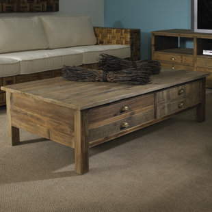 Salvaged Wood Coffee Table by Padmas Plantation