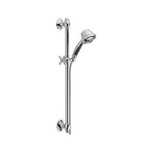 Universal Showering Components Traditional Volume Control Slide Bar Shower Head Trim