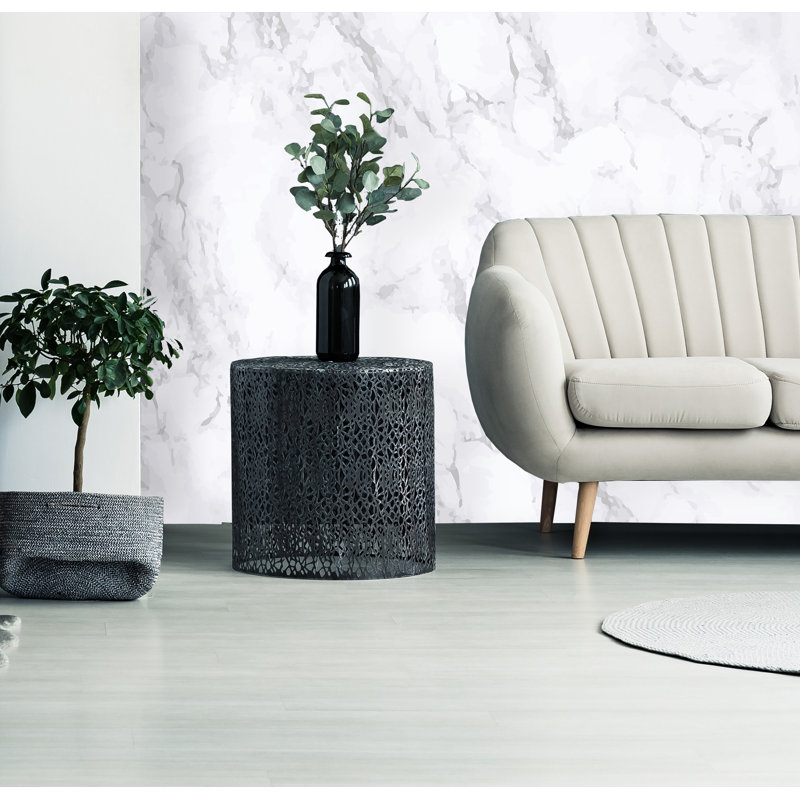 Wrought Studio Beachwood Removable Marble 10 33 L X 175 W Peel