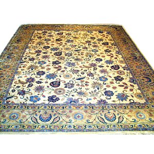 Tabriz Traditional Lamb's Wool Area Rug