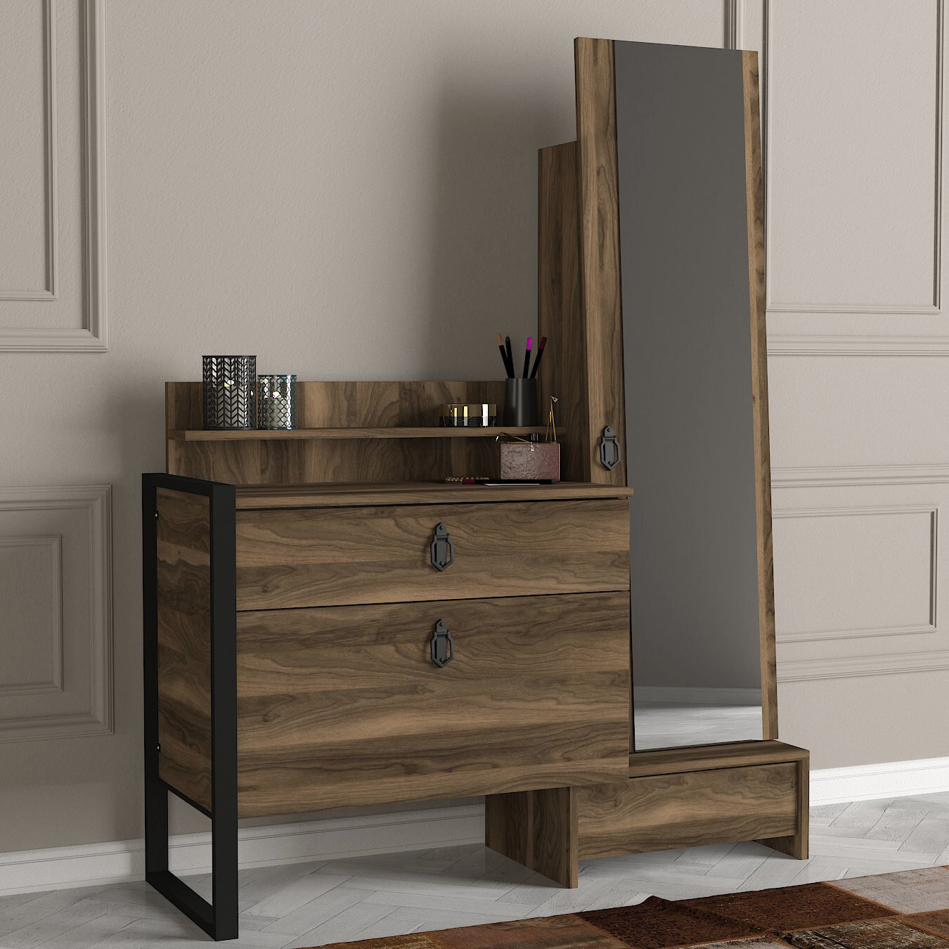 Union Rustic Taylor Dressing Table With Mirror Reviews