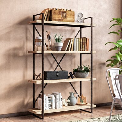 Trent Austin Design Hardwick Metal Wood Bookcase