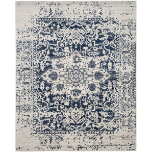 8 X 10 Area Rugs You Ll Love Wayfair Grieve Cream Navy Area Rug