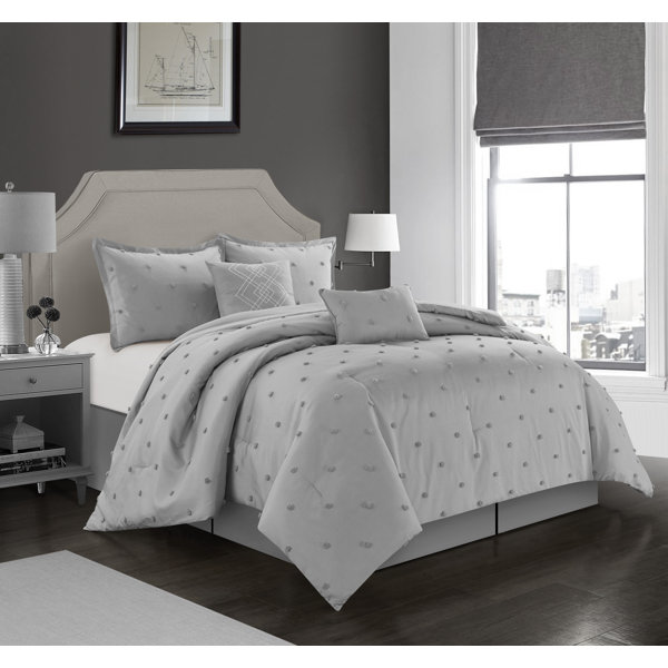 Light Blue And Gray Bedding | Wayfair