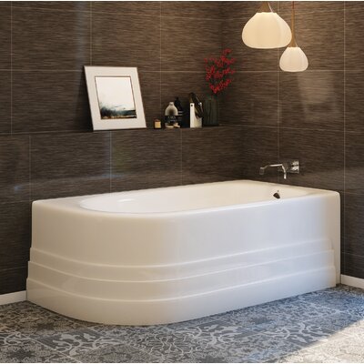 Americh Bow 66" x 32" Freestanding Combination Bathtub ...