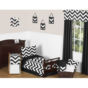 Chevron 5 Piece Toddler Bedding Set