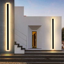 Outdoor modern lighting wall
